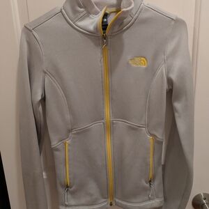 The North Face Gray and Yellow Jacket